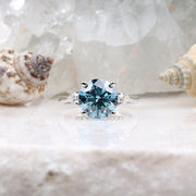 lab grown diamond three stone ring