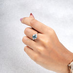 Load image into Gallery viewer, Three Stone Ring | Lab Grown Diamond Ring
