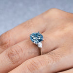 Load image into Gallery viewer, Three Stone Ring | Lab Grown Diamond Ring
