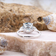 diamond three stone ring