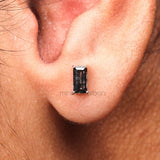 Baguette Studs Earring Pair - Minimal Carbon