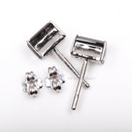 Load image into Gallery viewer, Baguette Studs Earring Pair
