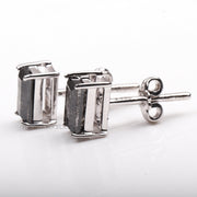 Baguette Studs Earring Pair - Minimal Carbon
