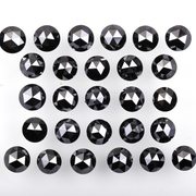 Black Natural Loose Round Rose Cut Earth Mined Diamond
