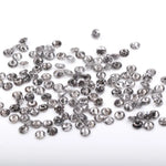 0.8 To 1.0 MM - Salt And Pepper Round Brilliant Cut Diamond - Minimal Carbon