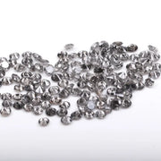 0.8 To 1.0 MM - Salt And Pepper Round Brilliant Cut Diamond - Minimal Carbon