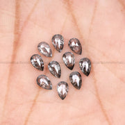 4.0 X 2.5 MM Salt And Pepper Pear Cut Diamond