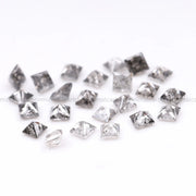 Salt And Pepper Princess Cut Diamond