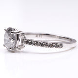 salt and pepper diamond ring