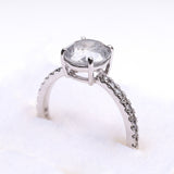 round brilliant cut diamond ring for any occasion gift