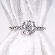 brilliant cut diamond ring