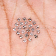 1.5 MM Salt And Pepper Princess Cut Diamond