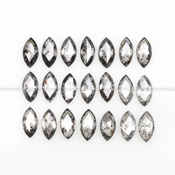 3.0 X 1.5 MM | Salt And Pepper Marquise Cut Diamond