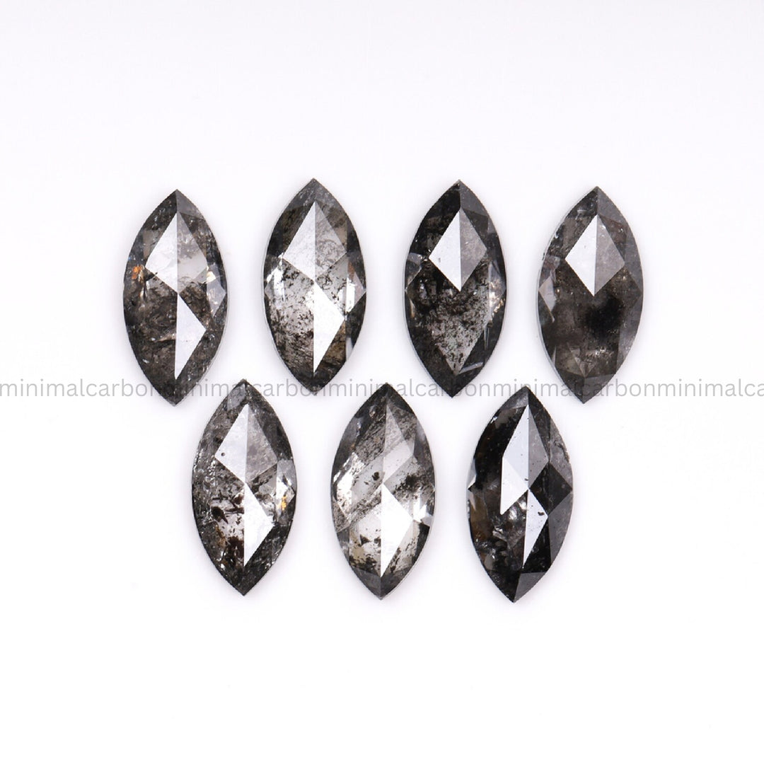 2.50 CT, 6.0 X 3.0 MM | Salt And Pepper Marquise Cut Diamond