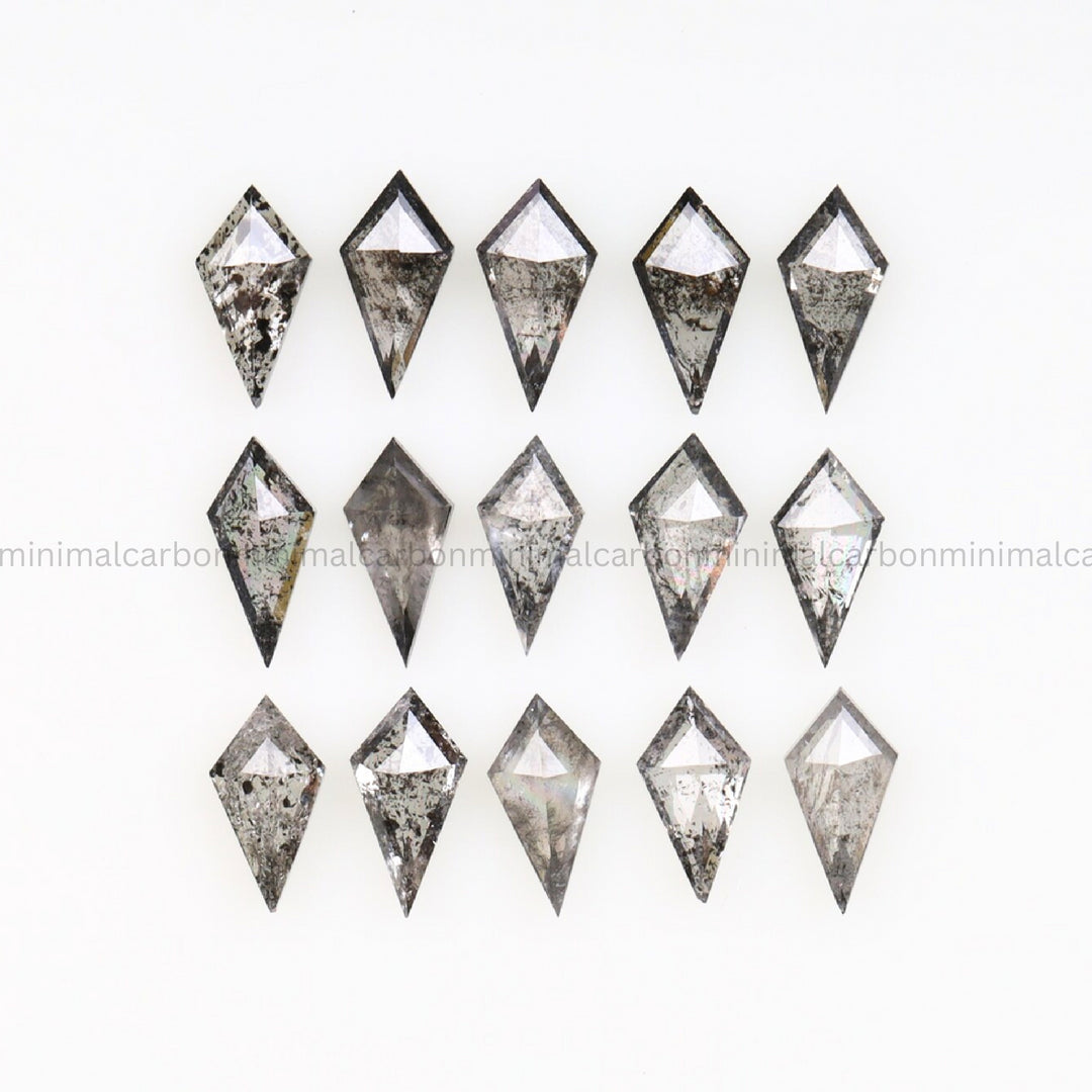 1 CT, 4.0 X 2.0 MM | Salt And Pepper Kite Cut Diamond