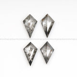 5.0 X 2.0 MM Salt And Pepper Kite Cut Diamond
