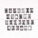 2.10 CT, 3.0 X 2.0 MM Salt And Pepper Baguette Cut Diamond