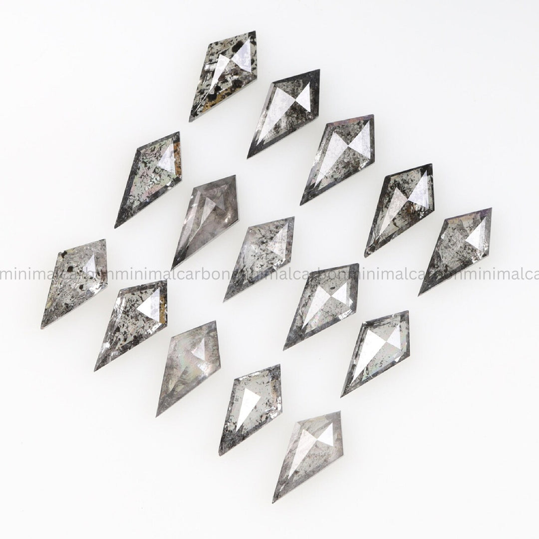 1 CT, 4.0 X 2.0 MM | Salt And Pepper Kite Cut Diamond