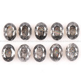 1.88 CT, 4.0 X 3.0 MM | Salt And Pepper Oval Cut Diamond