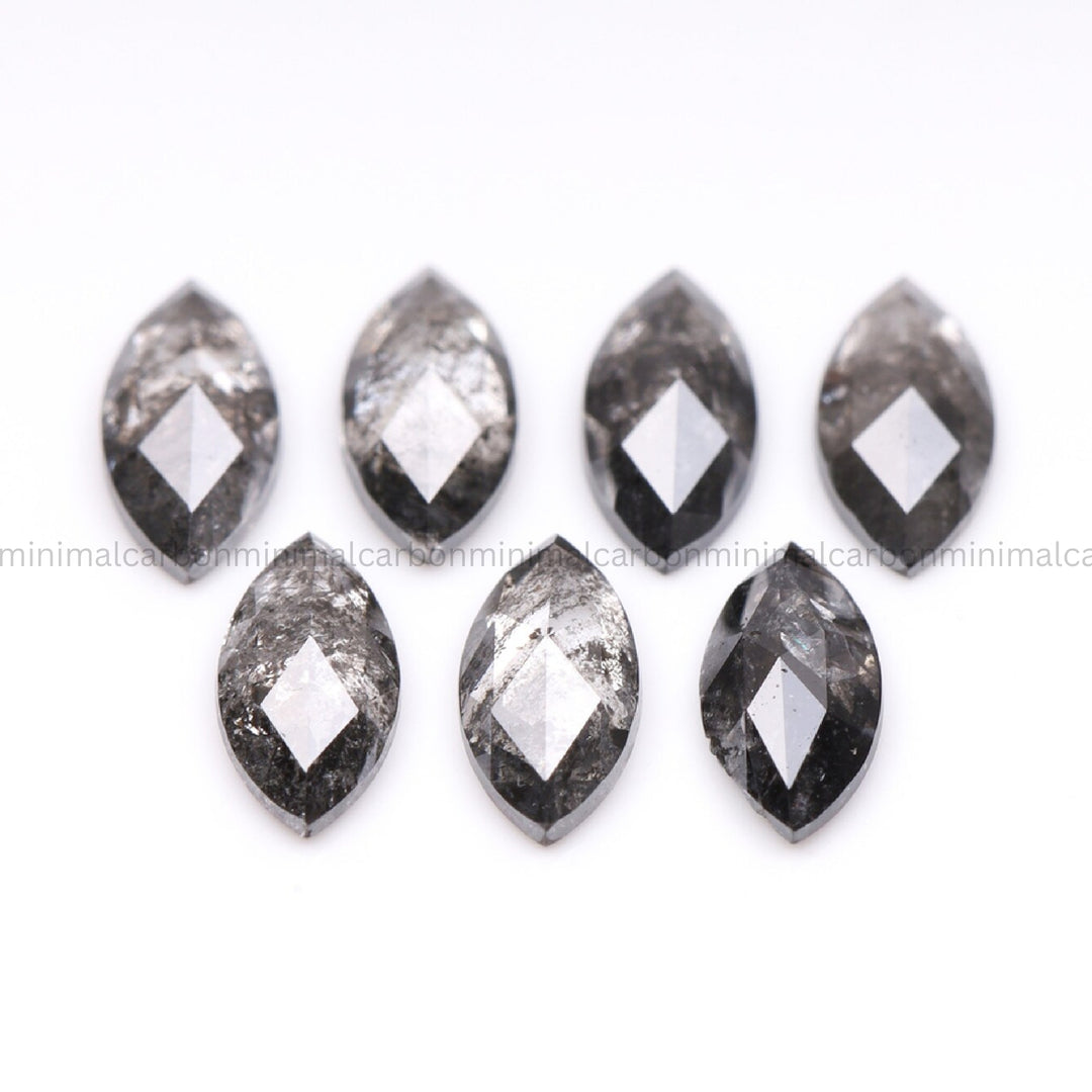 2.50 CT, 6.0 X 3.0 MM | Salt And Pepper Marquise Cut Diamond