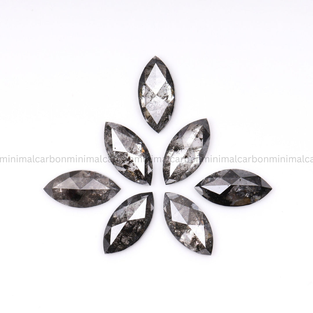 2.50 CT, 6.0 X 3.0 MM | Salt And Pepper Marquise Cut Diamond