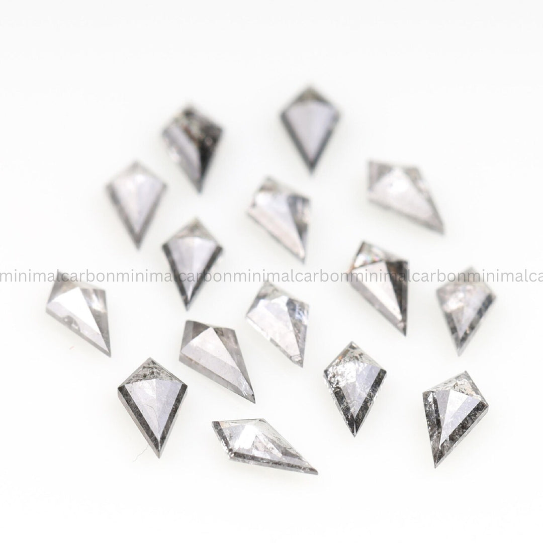 1 CT, 4.0 X 2.0 MM | Salt And Pepper Kite Cut Diamond