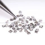 1.2 MM Salt And Pepper Princess Cut Diamond