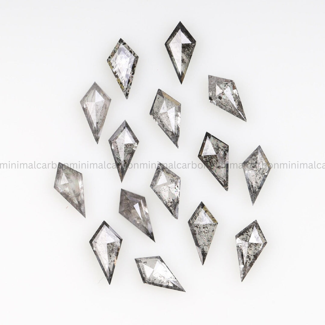 1 CT, 4.0 X 2.0 MM | Salt And Pepper Kite Cut Diamond