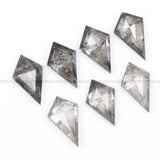 0.88 CT, 5.0 X 3.0 MM Salt And Pepper Kite Cut Diamond