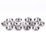 3.6 To 4.0 MM - Salt And Pepper Round Brilliant Cut Diamond - Minimal Carbon