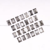 2.10 CT, 3.0 X 2.0 MM Salt And Pepper Baguette Cut Diamond