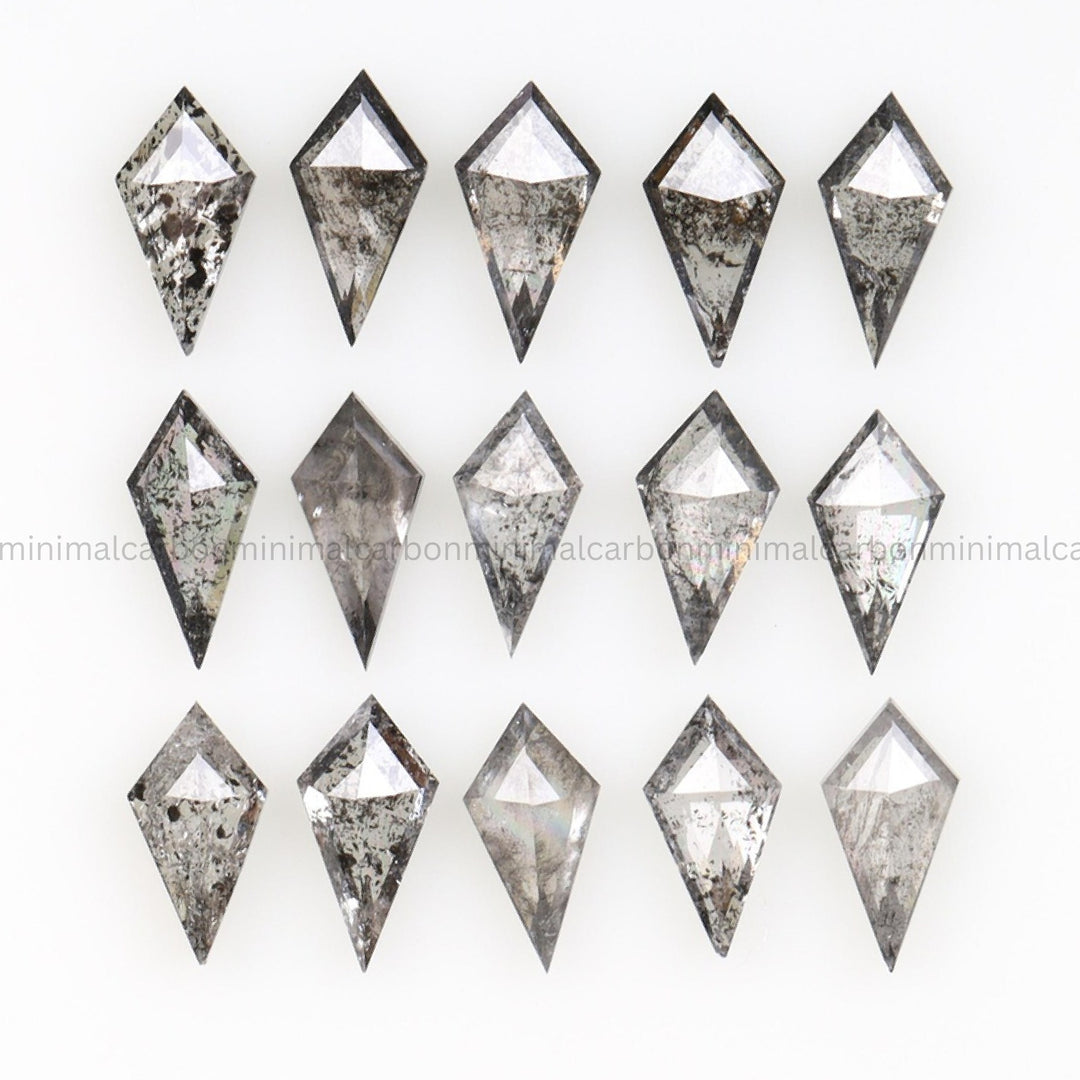 1 CT, 4.0 X 2.0 MM | Salt And Pepper Kite Cut Diamond