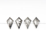 5.0 X 2.0 MM Salt And Pepper Kite Cut Diamond