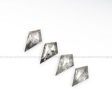 5.0 X 2.0 MM Salt And Pepper Kite Cut Diamond