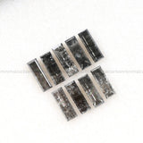 1.82 CT, 6.0 X 2.0 MM Salt And Pepper Baguette Cut Diamond