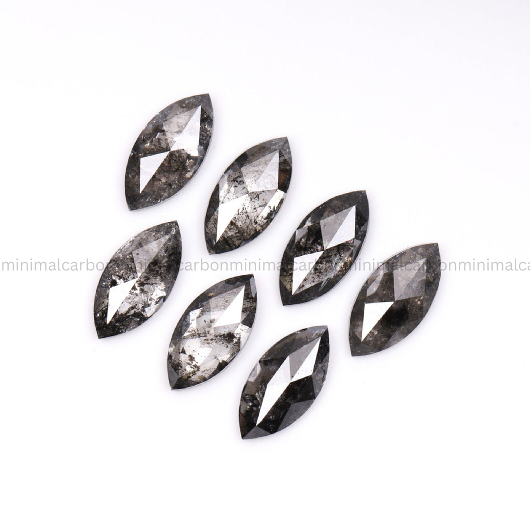 2.50 CT, 6.0 X 3.0 MM | Salt And Pepper Marquise Cut Diamond