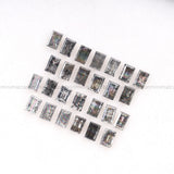2.10 CT, 3.0 X 2.0 MM Salt And Pepper Baguette Cut Diamond