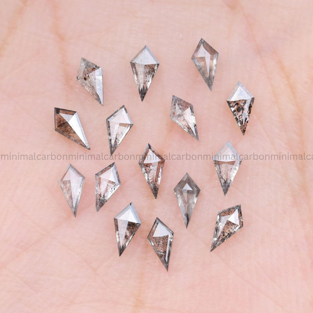 1 CT, 4.0 X 2.0 MM | Salt And Pepper Kite Cut Diamond