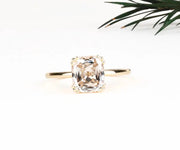 Cushion Cut Champagne Ring