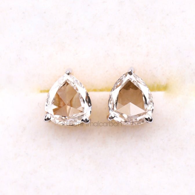 Pear Stud Earrings Pair