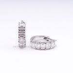 Load image into Gallery viewer, Diamond Hoop Earrings
