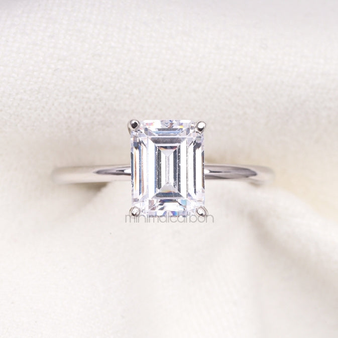 Emerald Cut Diamond Ring