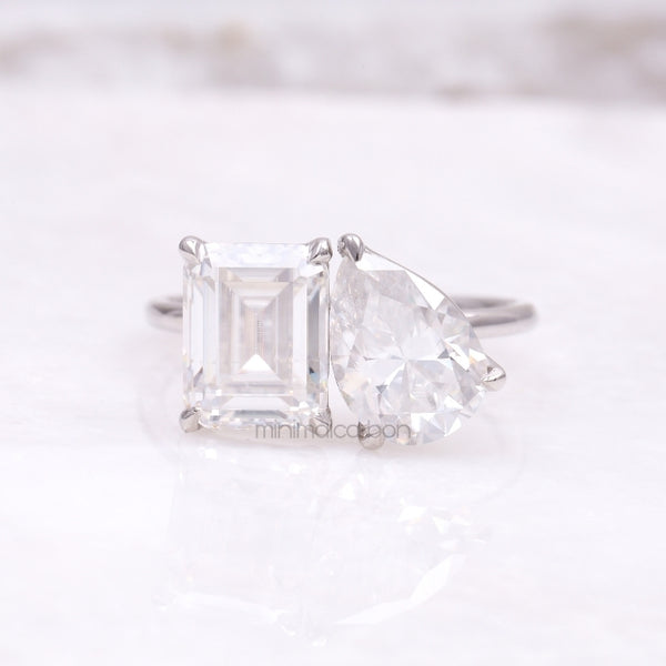 Toi Et Moi Ring - Minimal Carbon