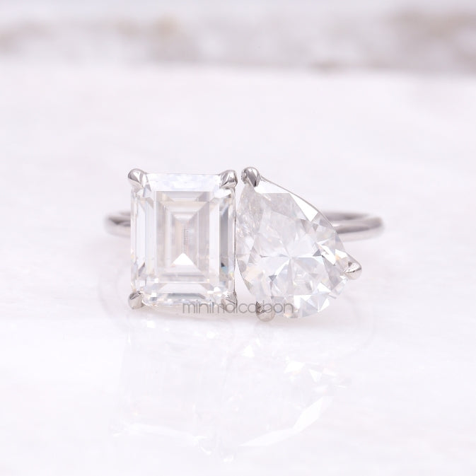 Toi Et Moi Ring - Minimal Carbon