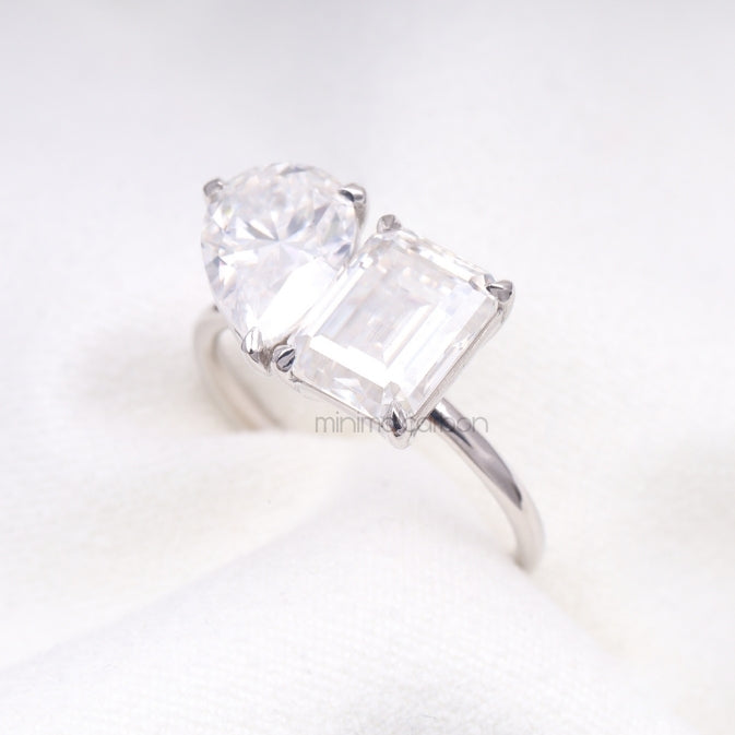 Toi Et Moi Ring - Minimal Carbon