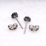Hexagon Stud Earrings - Minimal Carbon