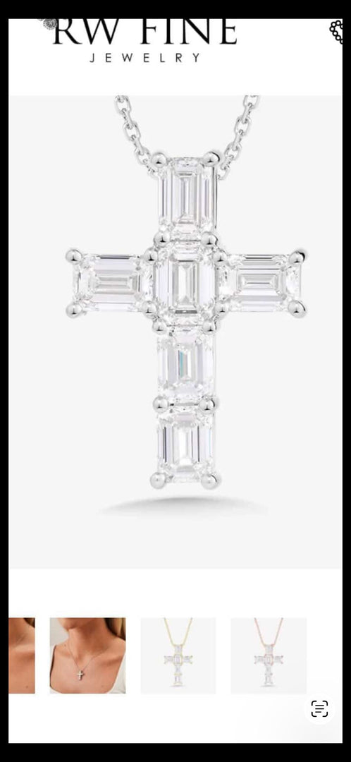 cross-shaped pendant