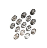3.0 X 2.0 Salt and Pepper Oval Cut Diamonds