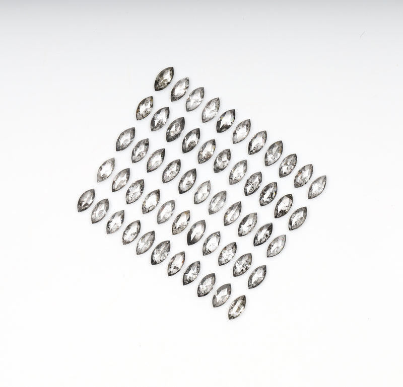5.0 x 2.5 MM Salt and Pepper Marquise Cut Diamond Loose Natural Diamond