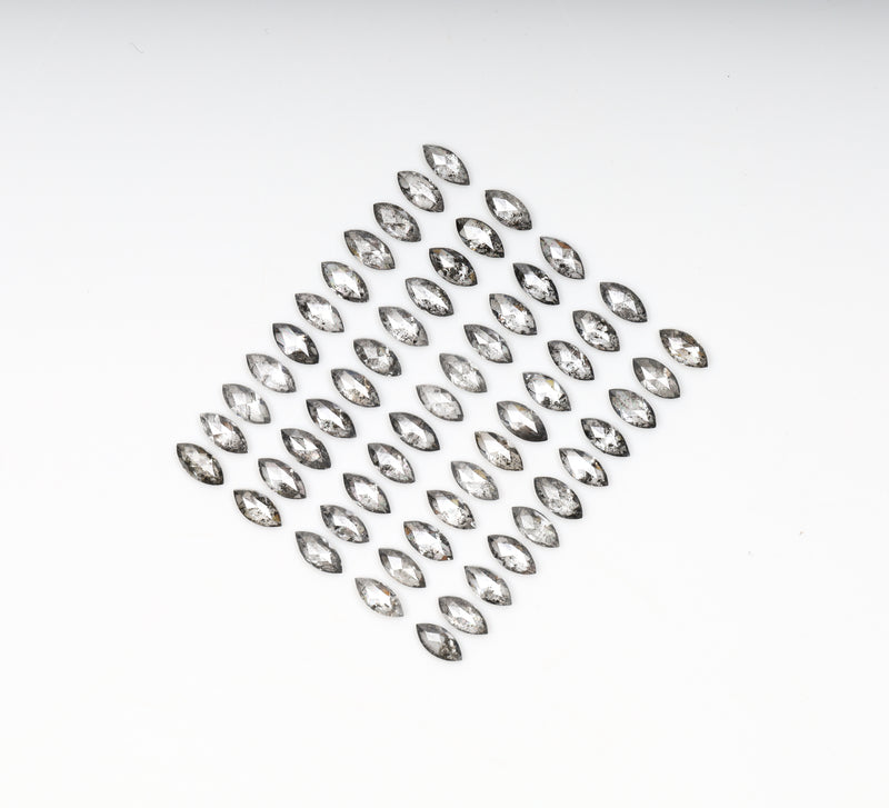 5.0 x 2.5 MM Salt and Pepper Marquise Cut Diamond Loose Natural Diamond